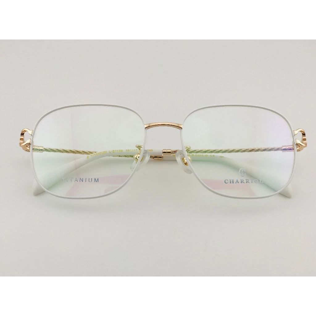 全新 瑞士精品品牌【CHARRIOL 夏利豪】L-6113B 光學眼鏡 鏡框 鈦金屬 鋼索設計 純鈦/β鈦材質