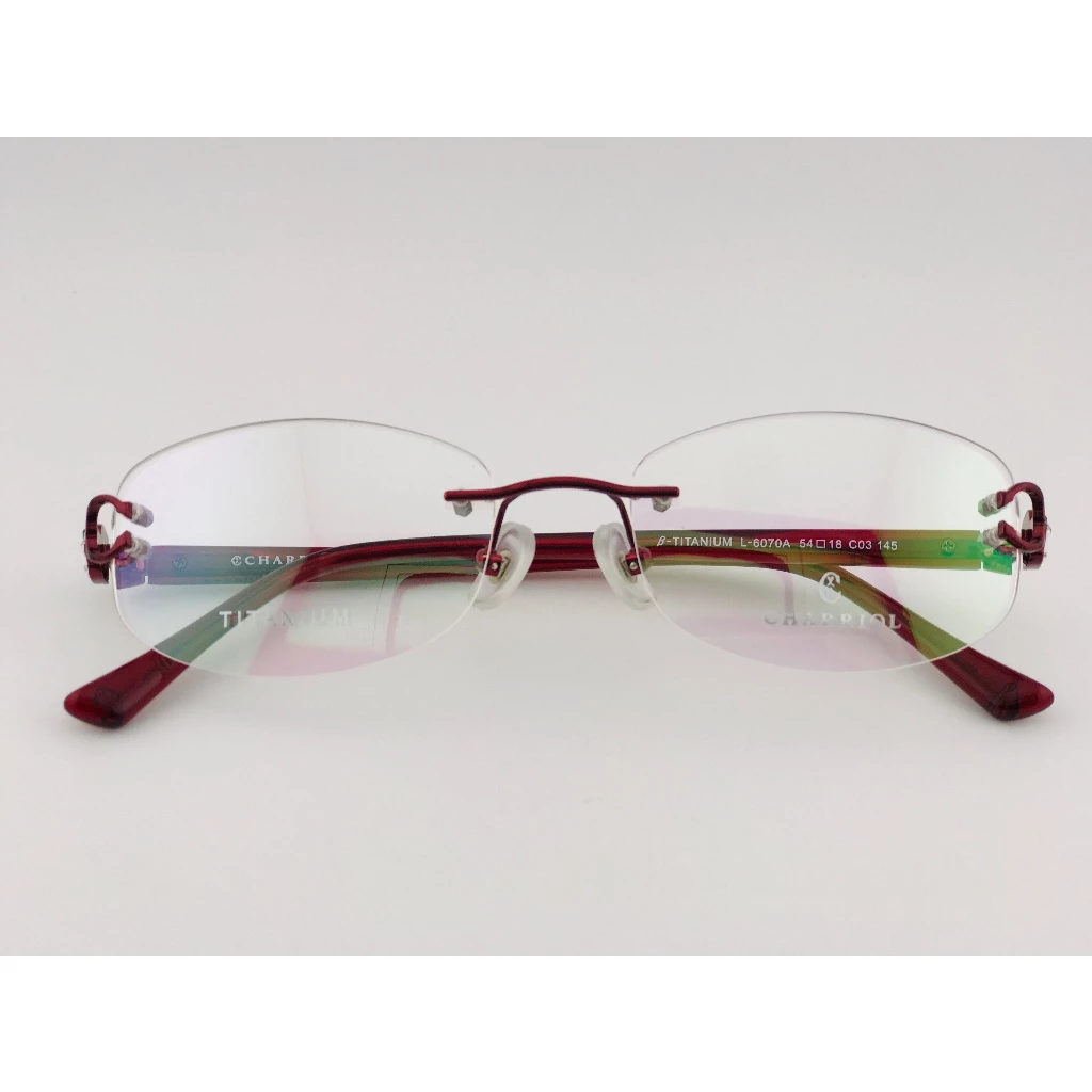 全新 瑞士精品品牌【CHARRIOL 夏利豪】L-6070A-C03 光學眼鏡 鏡框 鈦金屬 鋼索設計β鈦材質醋酸纖維