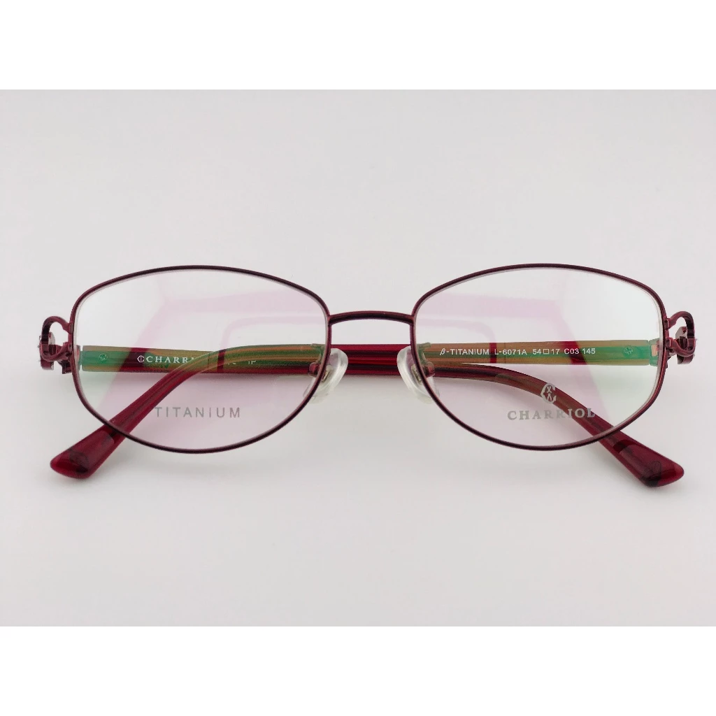 全新 瑞士精品品牌【CHARRIOL 夏利豪】L-6071A 光學眼鏡 鏡框 鈦金屬 鋼索設計 純鈦/β鈦材質