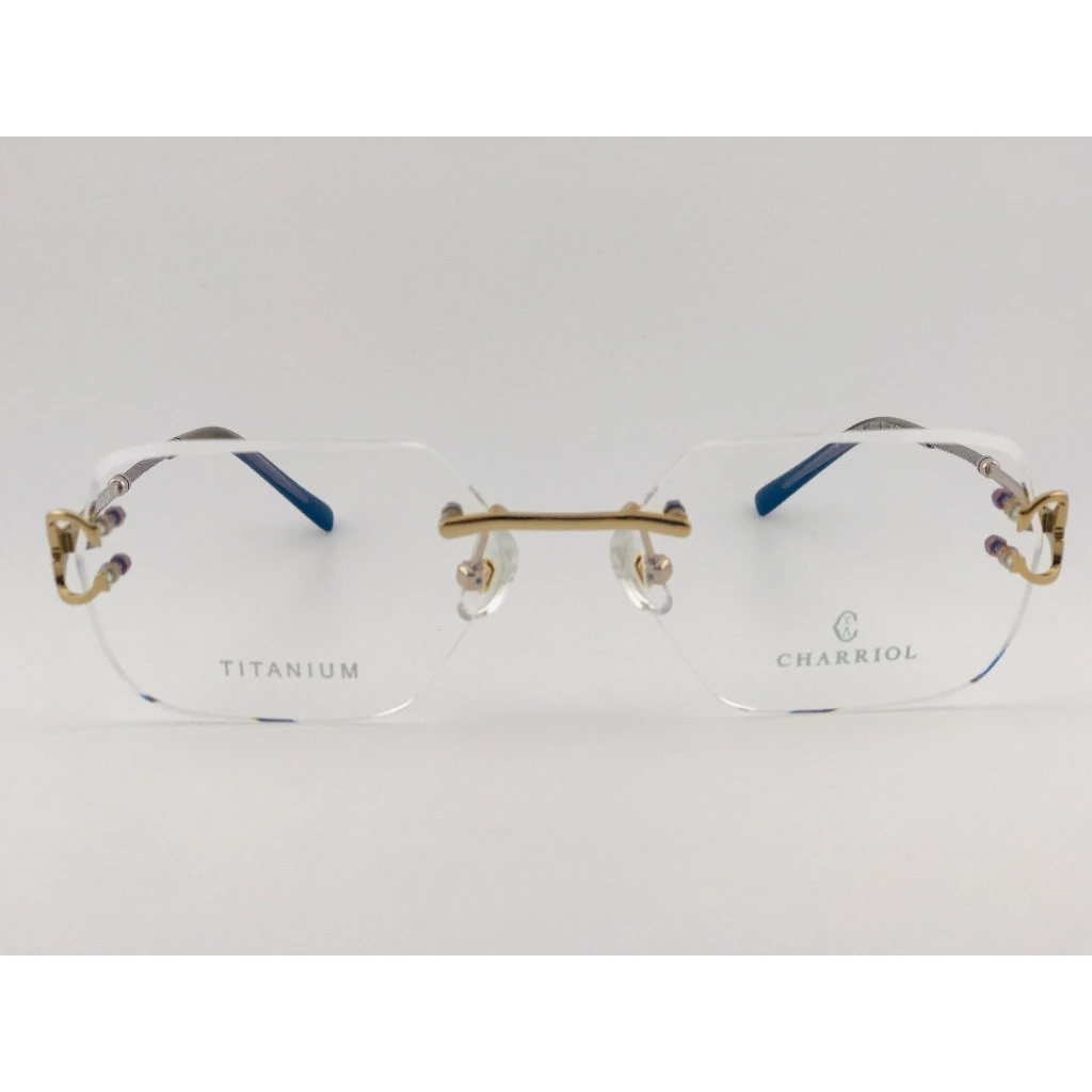 全新 瑞士精品品牌【CHARRIOL 夏利豪】L-6083-C01 光學眼鏡 鏡框 鈦金屬 鋼索設計 純鈦/β鈦材質