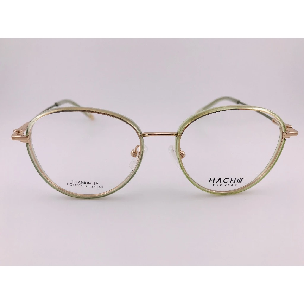 HACHILL 香港潮牌眼鏡 HC1004-C1 橄欖綠眼鏡 鏡框 眼鏡 鈦金屬 TR流行眼鏡