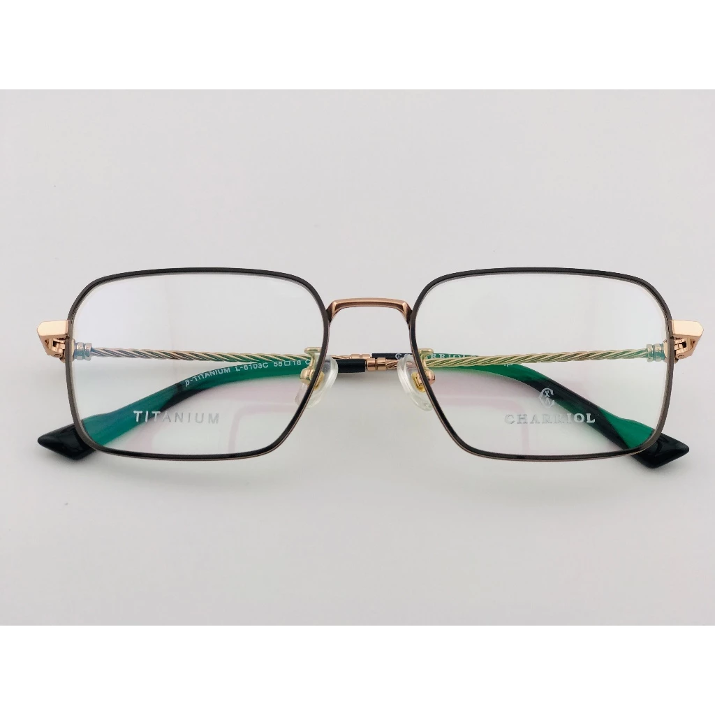 全新 瑞士精品品牌【CHARRIOL 夏利豪】L-6103C 光學眼鏡 鏡框 鈦金屬 鋼索設計 純鈦/β鈦材質