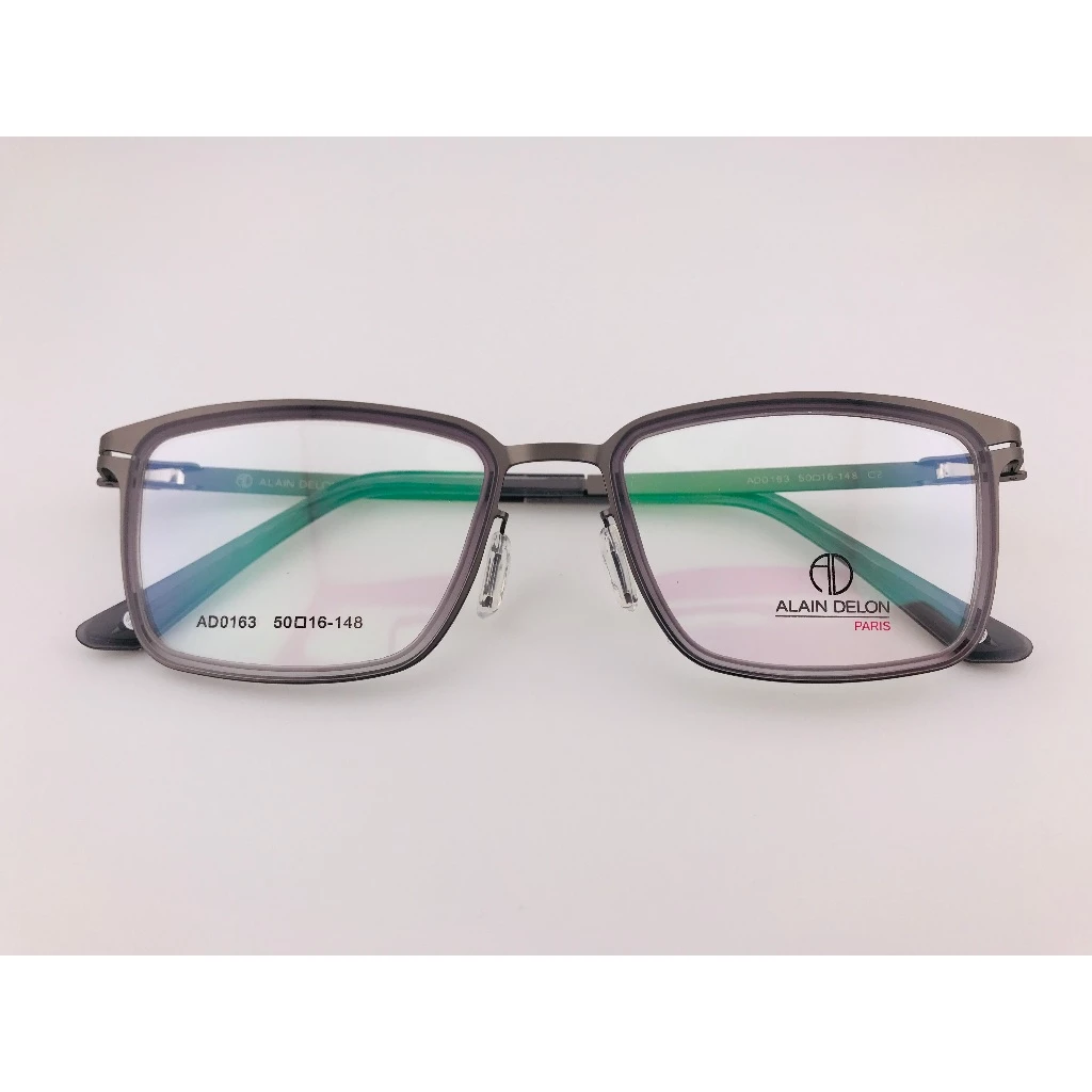 全新法國品牌 ALAIN DELON 亞蘭德倫 AD163-C2 鏡框 眼鏡 不鏽鋼 板料 輕量眼鏡