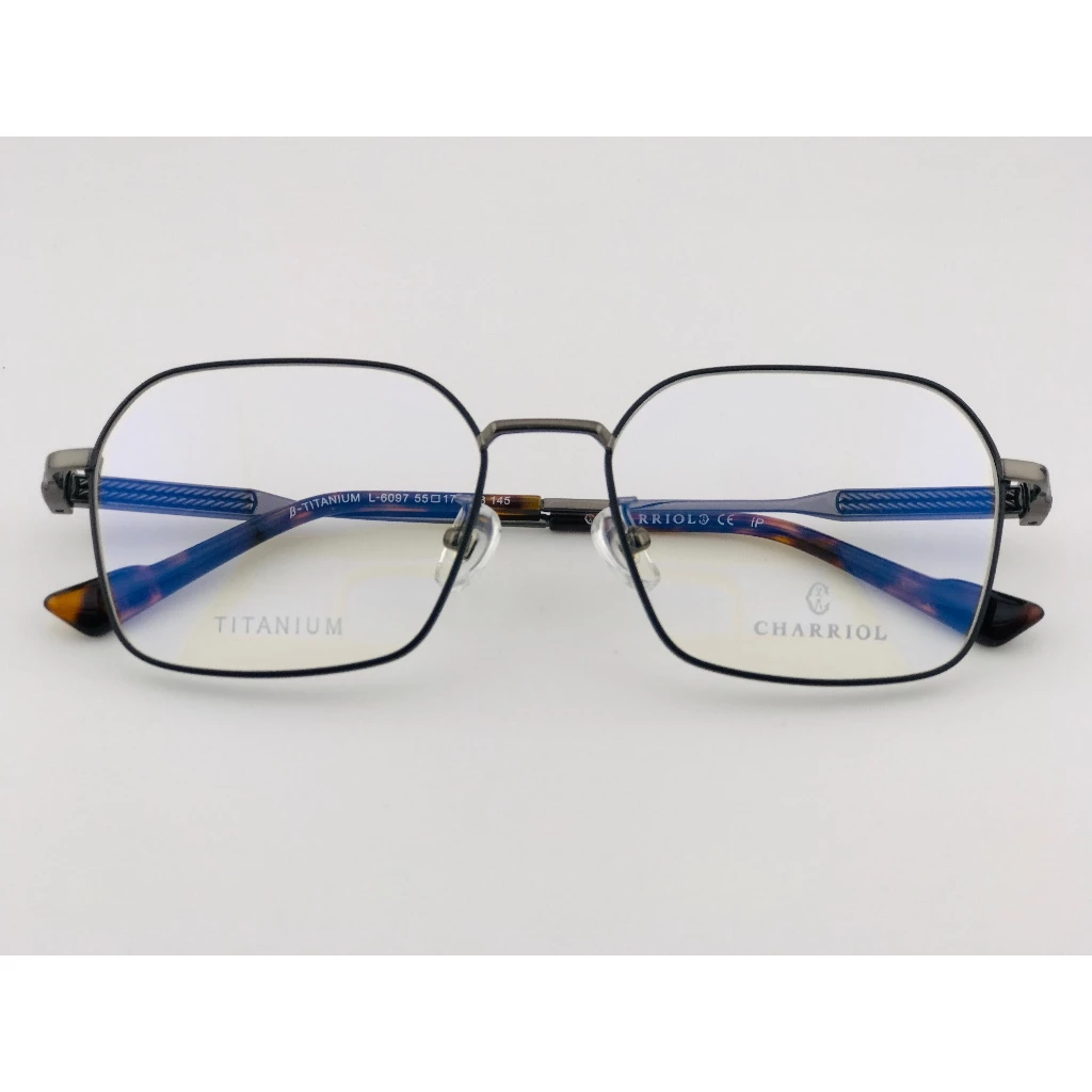 全新 瑞士精品品牌【CHARRIOL 夏利豪】L-6093-C3 光學眼鏡 鏡框 鈦金屬 鋼索設計 純鈦/β鈦材質