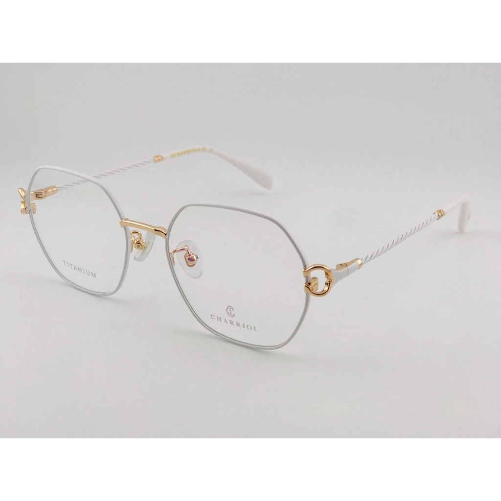 全新 瑞士精品品牌【CHARRIOL 夏利豪】L-6113C 光學眼鏡 鏡框 鈦金屬 鋼索設計 純鈦/β鈦材質