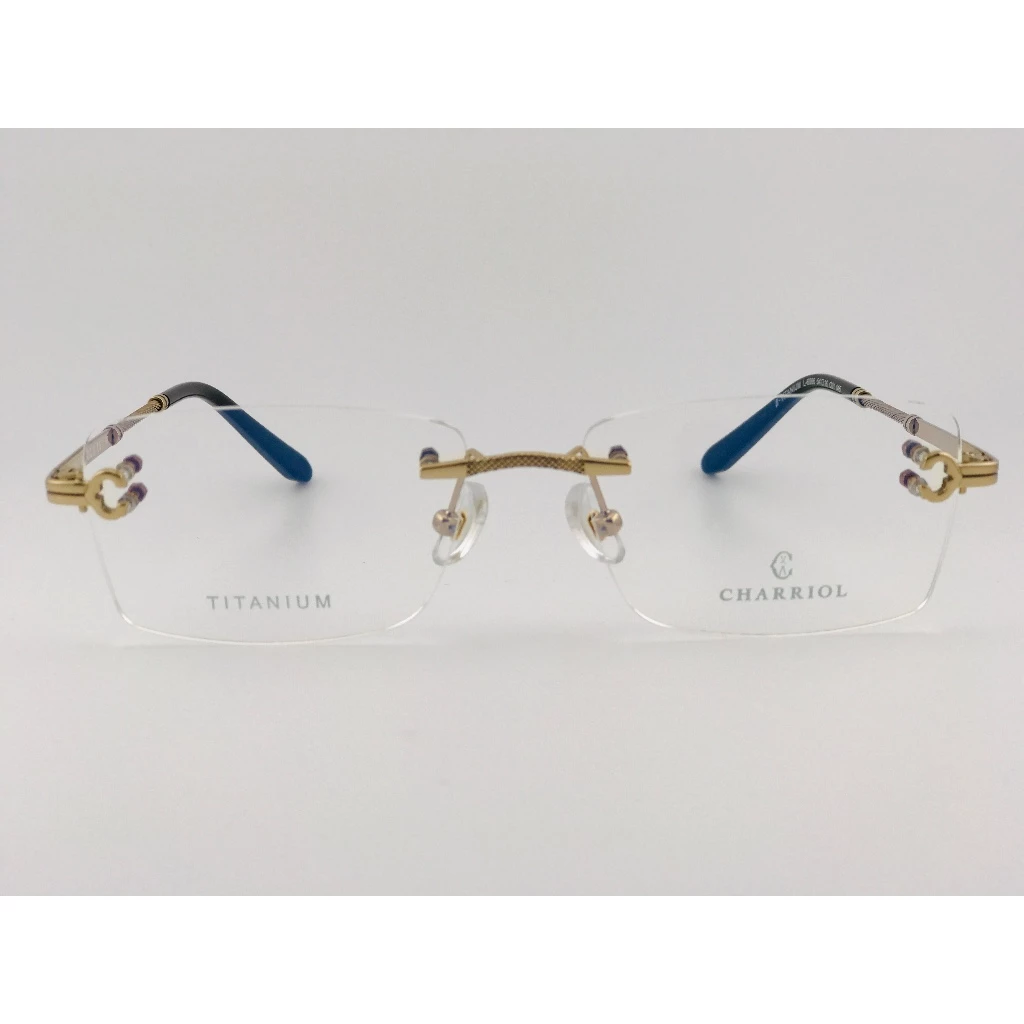 全新 瑞士精品品牌【CHARRIOL 夏利豪】L-6086 光學眼鏡 鏡框 鈦金屬 鋼索設計 純鈦/β鈦材質