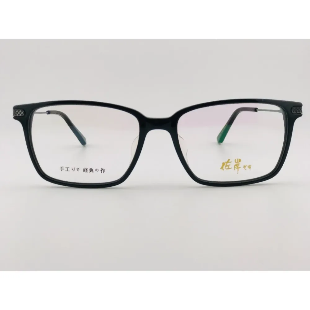 全新 日系設計【佐岸光輝】佐七-C9G 光學眼鏡 鏡框 鈦金屬 眼鏡 純鈦/β鈦材質 醋酸纖維