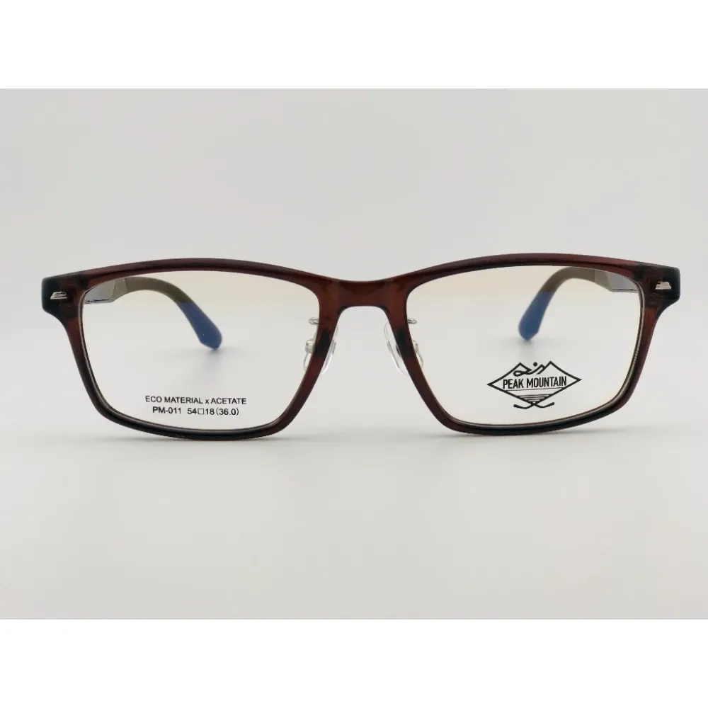 全新 日本品牌【PEAK MOUNTAIN】PM-011-3 光學眼鏡 鏡框 G850 環保材質 眼鏡