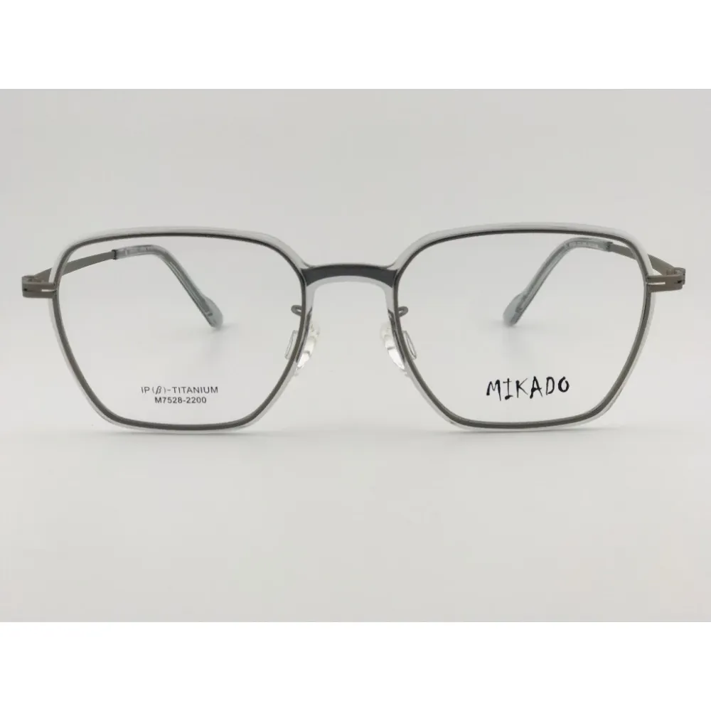 全新 【日本MIKADO鏡框】 M7528-2200 鏡框 眼鏡 光學眼鏡 鈦眼鏡 鈦金屬眼鏡 輕量眼鏡