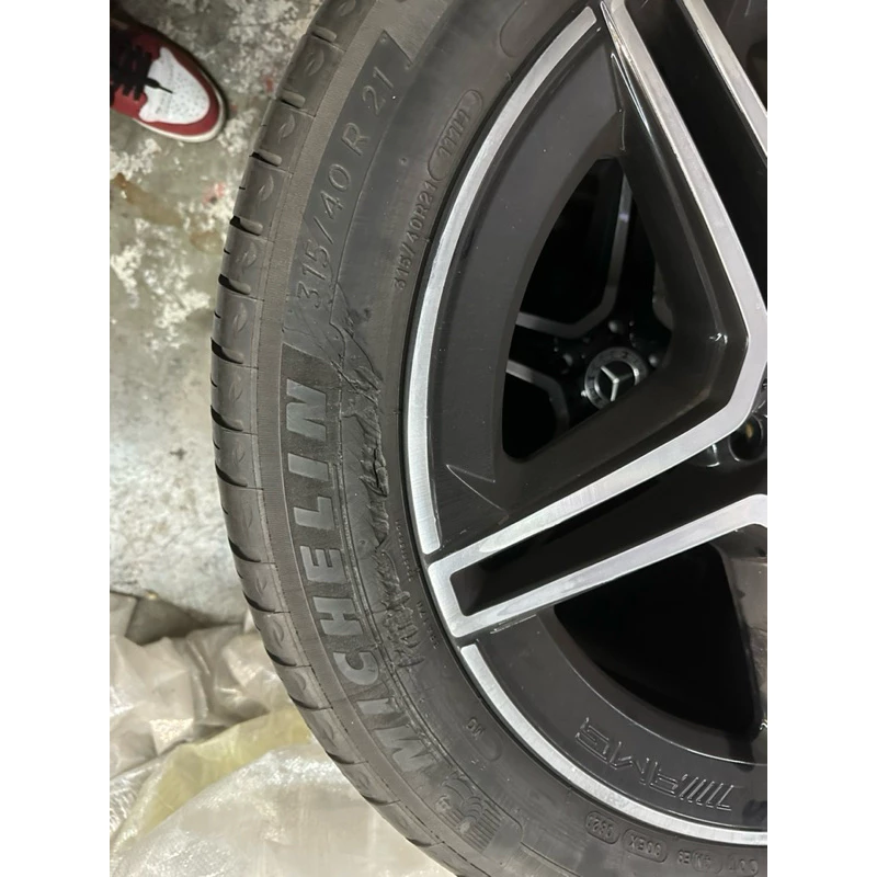 Benz GLS X167 原廠21吋 鋁圈+米其林輪胎 極新