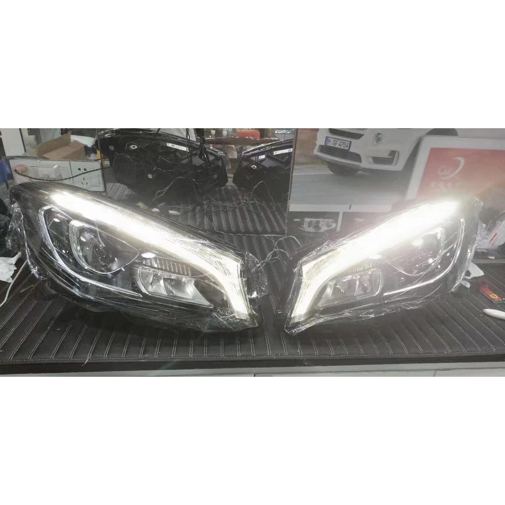 Benz CLA W117 原廠LED大燈 低升高