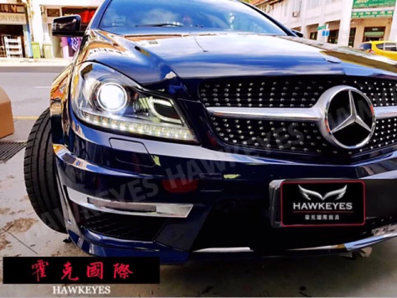 Benz 賓士 W204 11 ～13年小改款 C180 C250 專用小C型大燈組 合法 變更行照