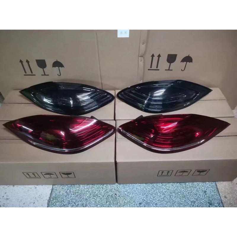 保時捷 Porsche Panamera 970.1升級970.2 尾燈 直上 薰黑 紅色