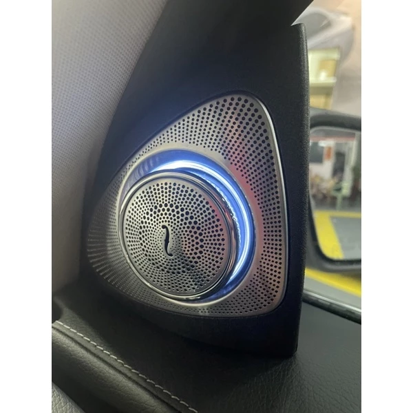 Benz 賓士 64色 A柱 旋轉高音 X253/C300/GLC300 氣氛燈