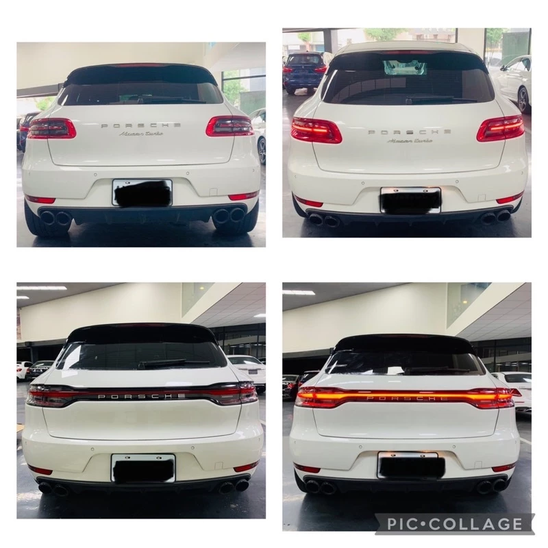 Porsche Macan 老款改新款 貫穿式尾燈+新款後車廂