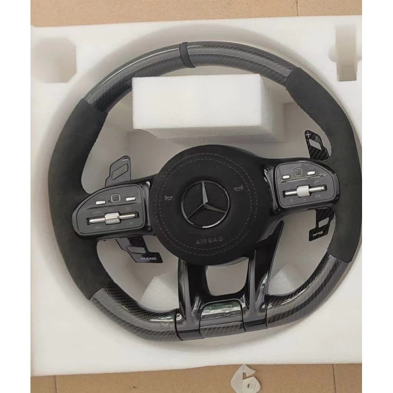 Benz AMG 809 碳纖維 客製化方向盤 (適用各款車均可安裝)