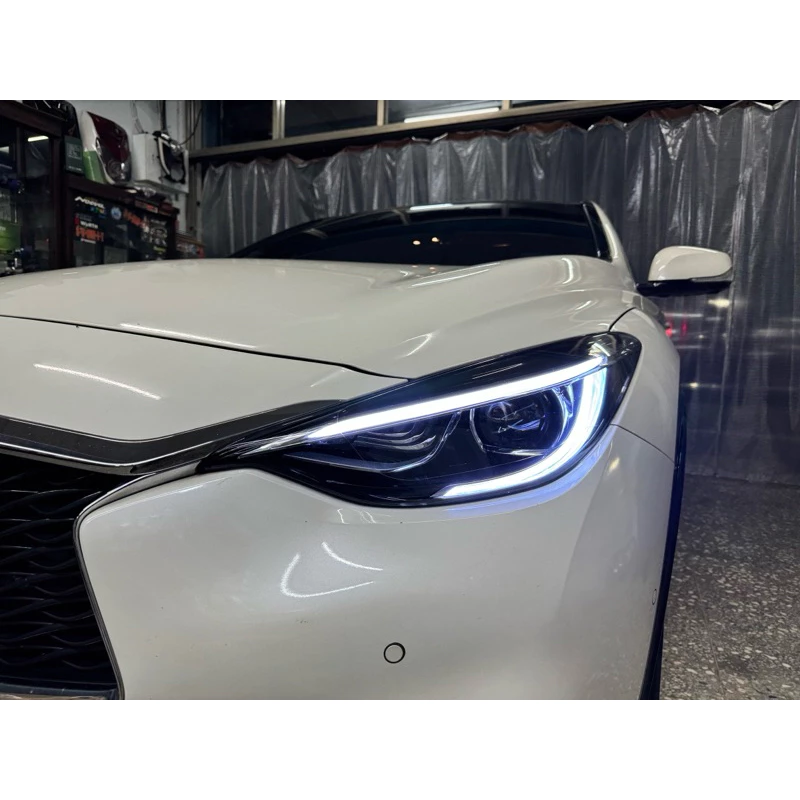 Infinity Q30 大燈 維修 修復 日行燈 導光條 泛黃 變黃