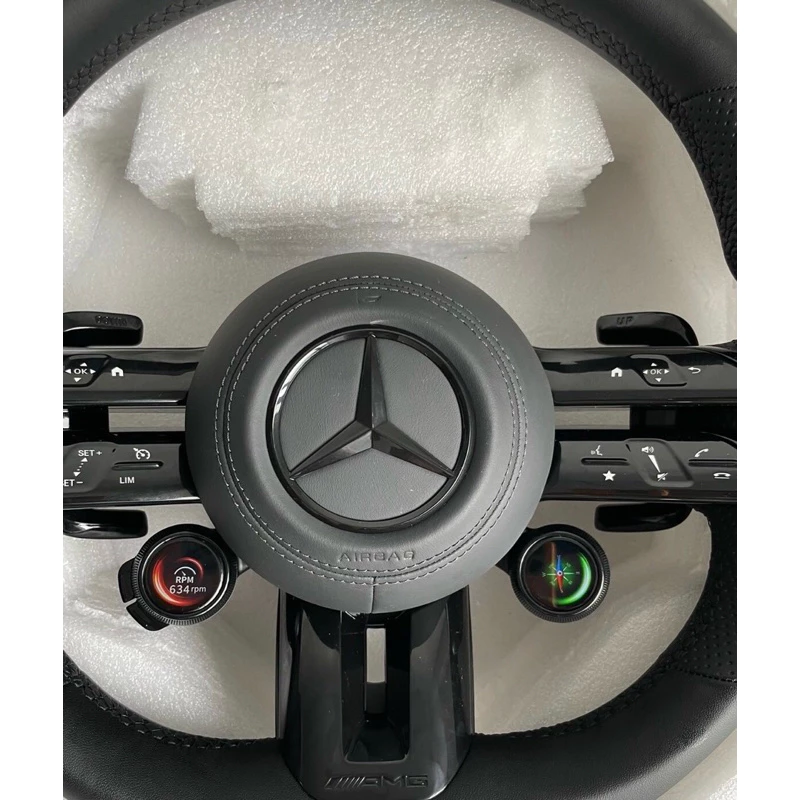 Benz 蜻蜓AMG方向盤+液晶旋鈕 支援全系車種