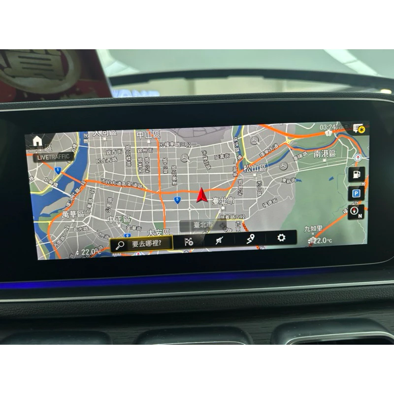 Benz A B CLA GLA GLB GLE GLS class HU6主機中文化 改區 台灣地圖 最新版