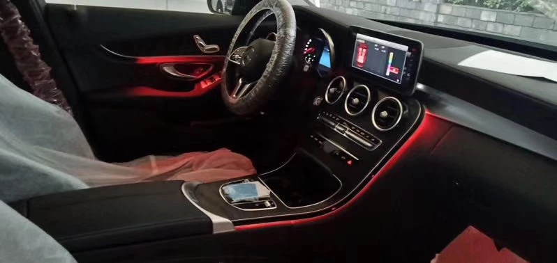 賓士 Benz W205/GLC C250/C300/C43/C63 64色氣氛燈(全新)