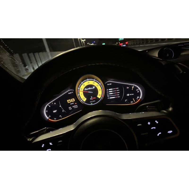 保時捷 Cayenne/Panamera 老改新液晶儀表