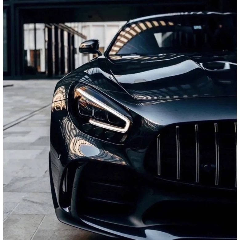 Benz AMG GT W190 老改新大燈