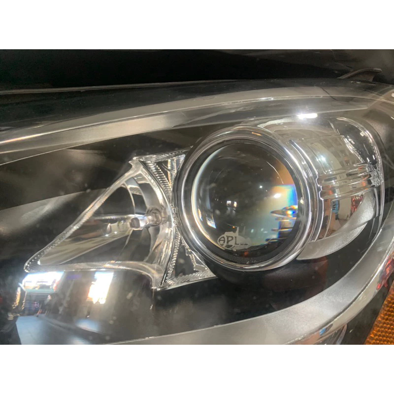 BENZ  W205大燈 頭燈 車燈 監理站 變更 行照 LED 光型 驗車 檢驗 合法 改裝 魚眼