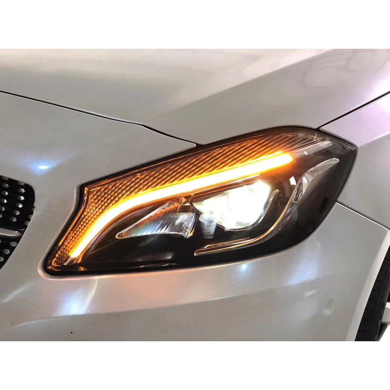 Benz A class W176 原廠LED大燈 低階升級高階