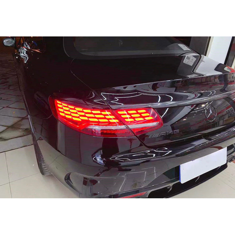 Benz S coupe C217/W217 原廠 龍麟尾燈一奩 低升高 美規改歐規