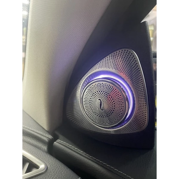 Benz 賓士 64色 A柱 旋轉高音 X253/C300/GLC300 氣氛燈