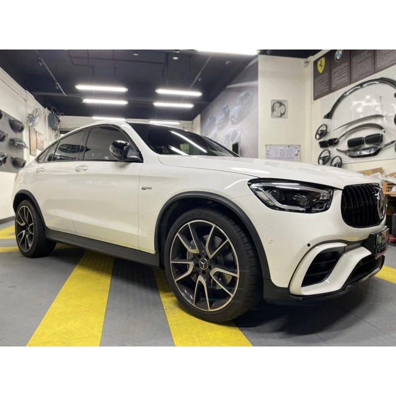 Benz 20年 多光束大燈+ GLC 63 前保