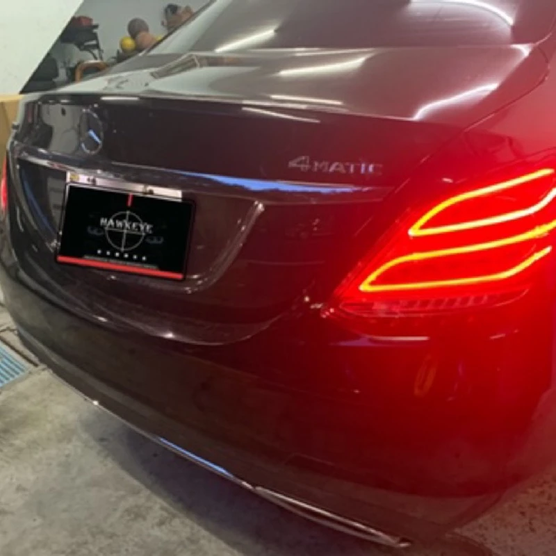 Benz W205 美規 低配改高配led尾燈 實車安裝(全新)