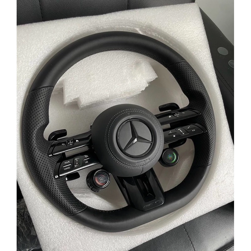 Benz 蜻蜓AMG方向盤+液晶旋鈕 支援全系車種
