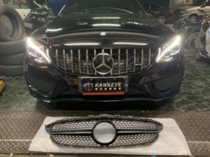 Benz W205/S205 C200/C300/C43 GT水箱罩