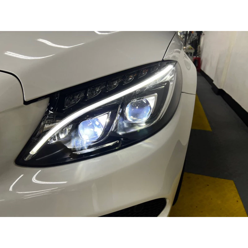  Benz W205 C300美規改歐規 原廠大燈 尾燈 跳線編程 安裝代工