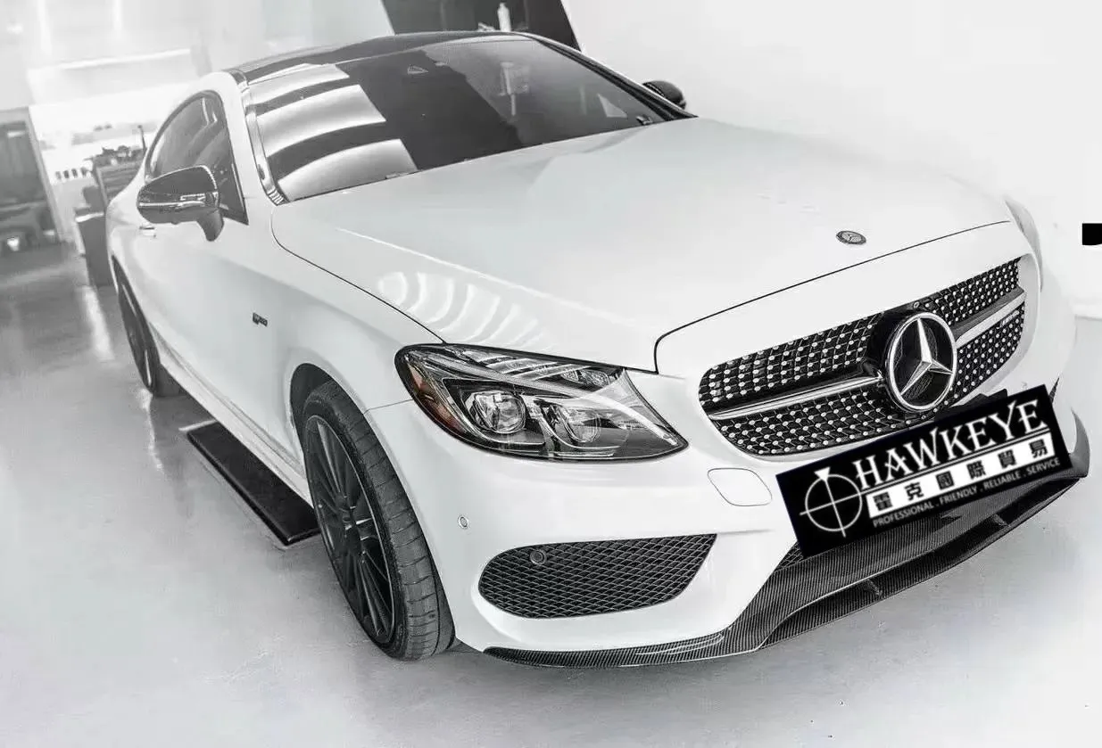 Benz 賓士 C級W205前期運動版 FD款碳纖維雙層前下巴