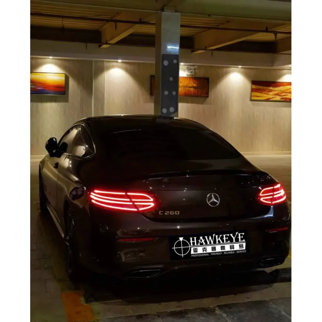 Benz C205 C coupe 新款歐規龍麟尾燈