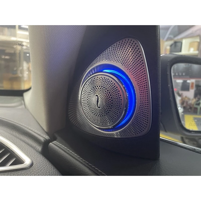 Benz 賓士 64色 A柱 旋轉高音 X253/C300/GLC300 氣氛燈