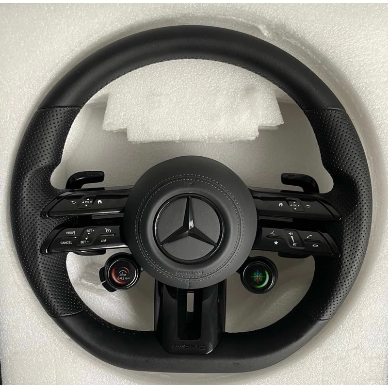 Benz 蜻蜓AMG方向盤+液晶旋鈕 支援全系車種