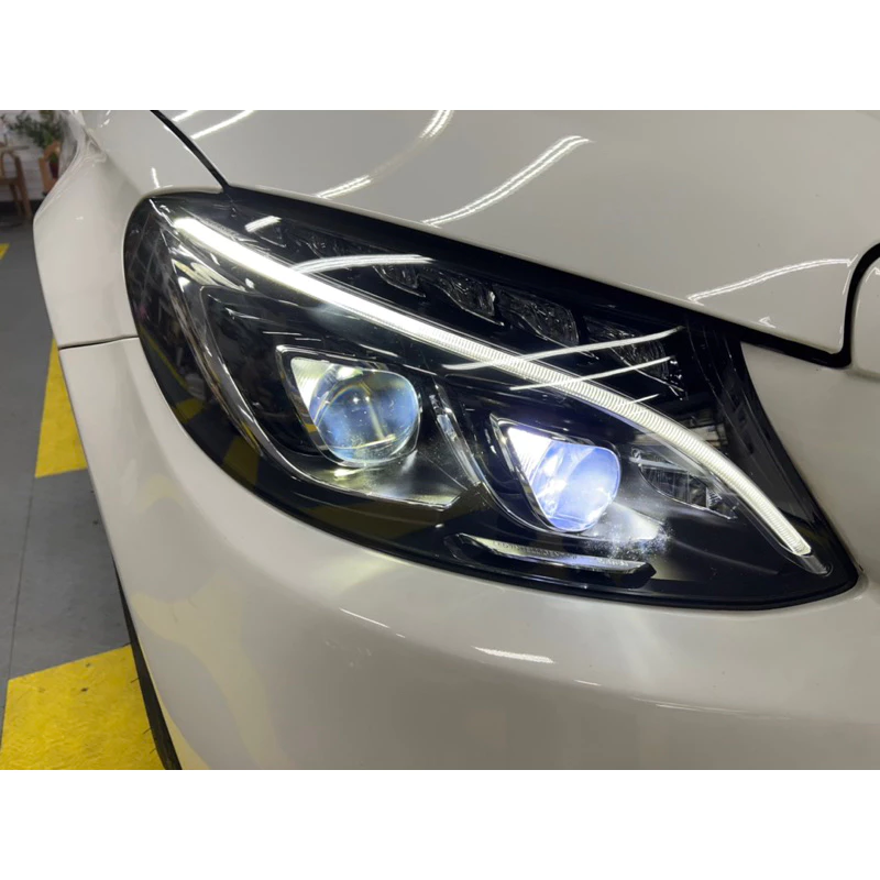  Benz W205 C300美規改歐規 原廠大燈 尾燈 跳線編程 安裝代工