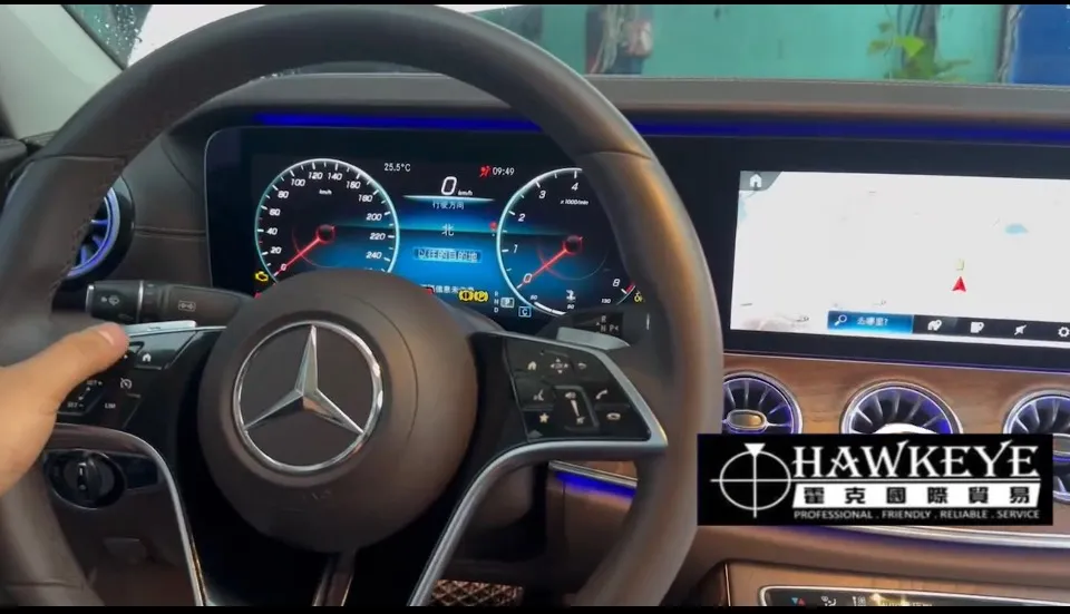 Benz  W213 ( 18年E300) 升級原廠HU6手寫觸摸式螢幕+台灣圖資