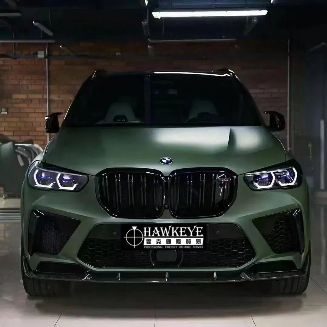 BMW 新款X5M F95 V款碳纖維前下巴