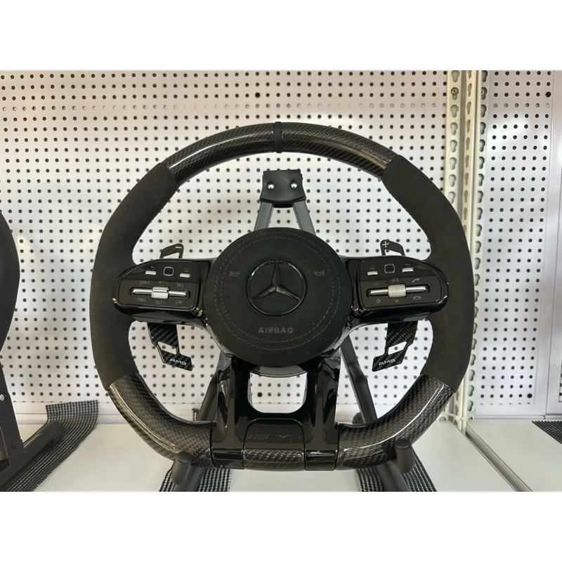 Benz AMG 809 碳纖維 客製化方向盤 (適用各款車均可安裝)