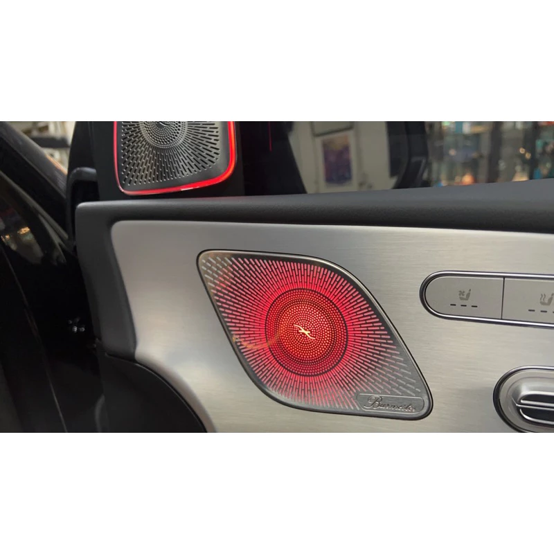 Benz 20年 GLE W167 柏林旋轉高音&喇叭發光蓋板