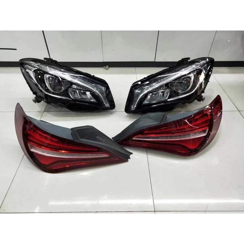Benz CLA W117 原廠LED大燈 低升高