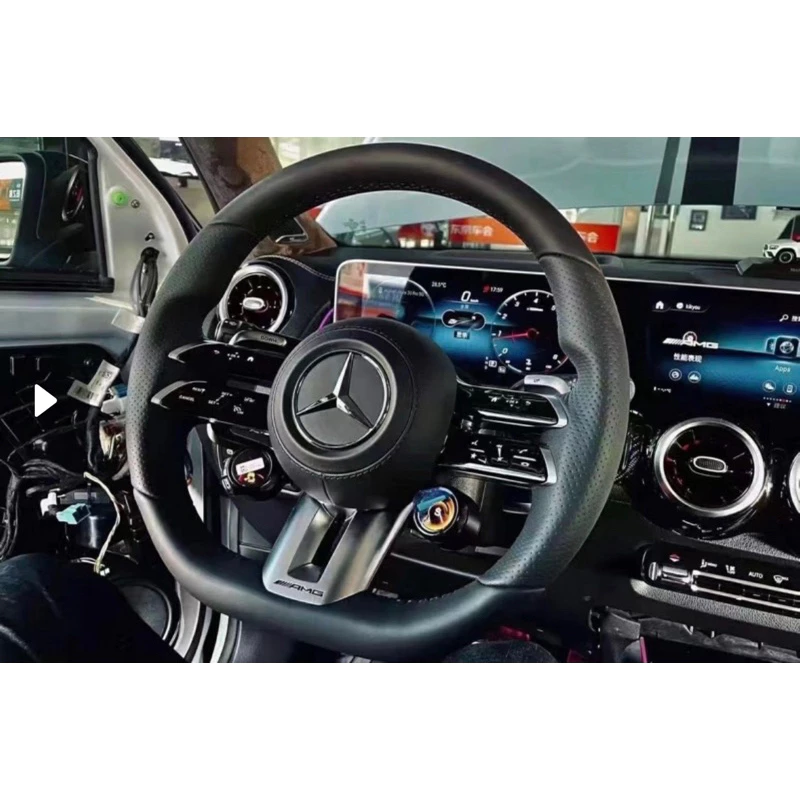 Benz S-class W223 原廠U88方向盤旋鈕+大撥片+大支架 ~完工價