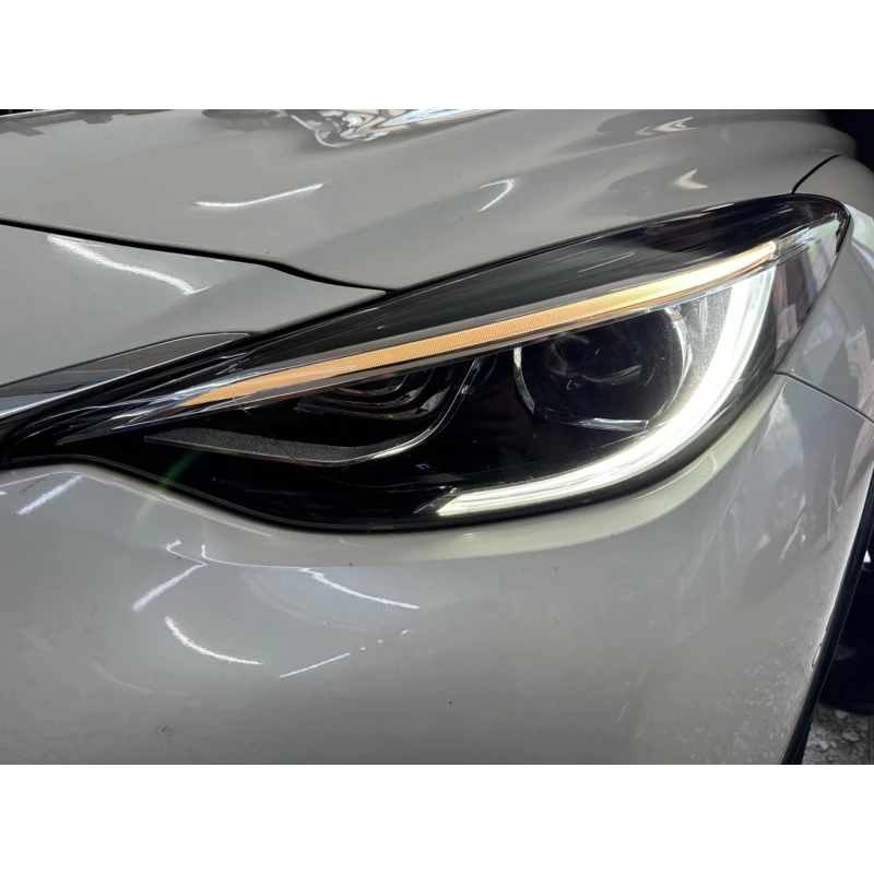 Infinity Q30 大燈 維修 修復 日行燈 導光條 泛黃 變黃