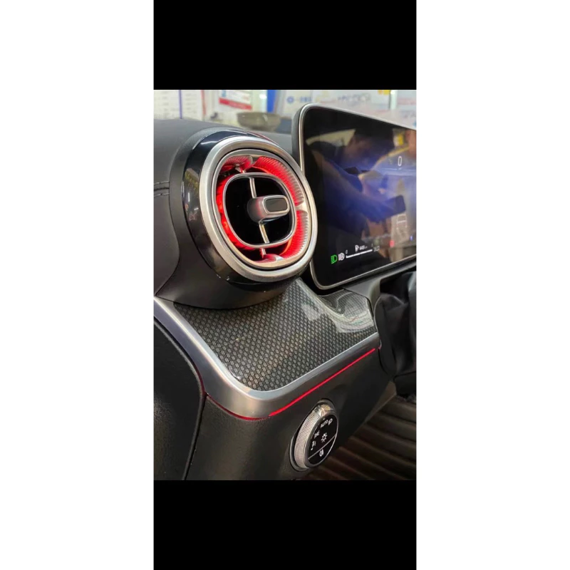 Benz W206 C class 渦輪出風口 4D旋轉高音&扶手燈