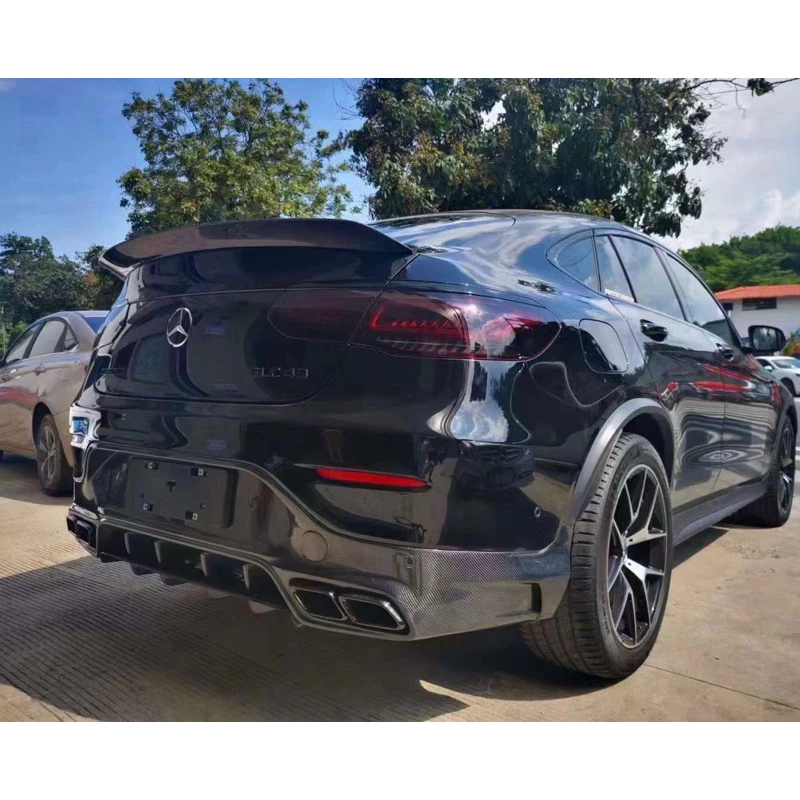 Benz GLC COUPE 改裝碳纖維後下巴