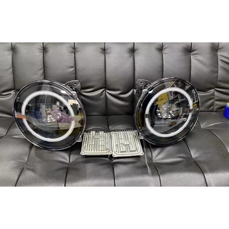 Benz 賓士 G500 改裝 升級 原廠 幾何多光束 燻黑大燈